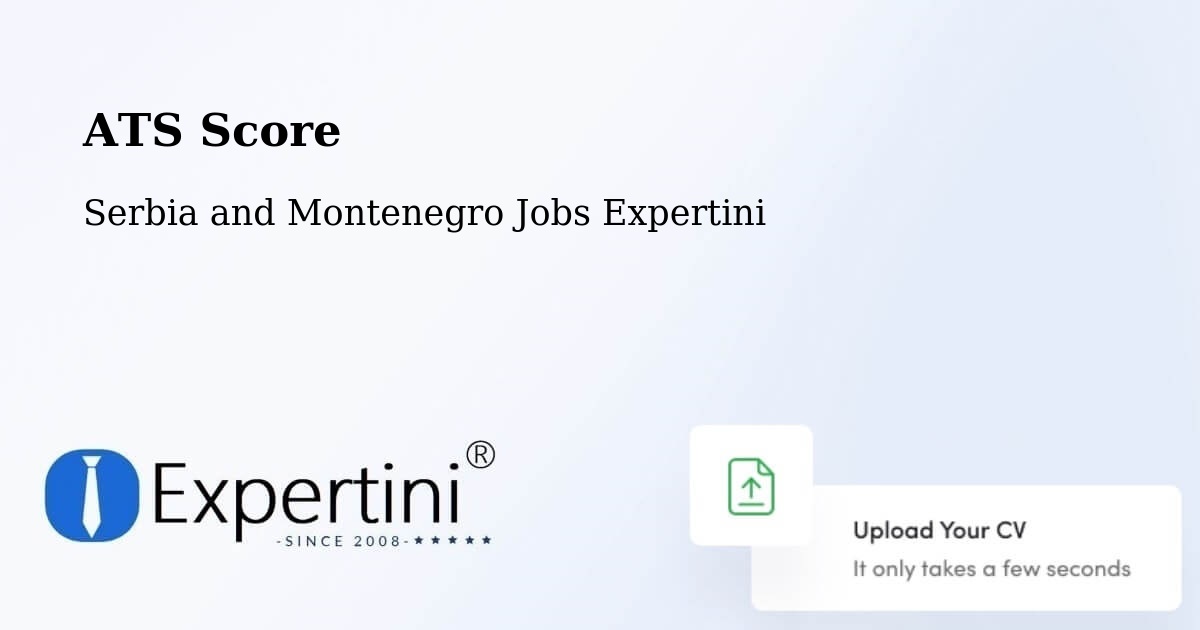 Resume ATS Score & Job Description Match Tool – Vulcan - Serbia and Montenegro Jobs Expertini